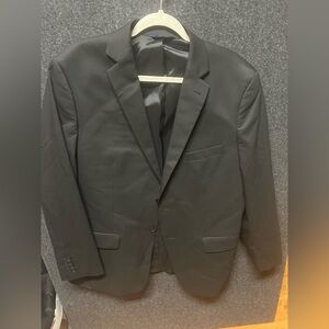 APT 9 Slim Fit Premier Flex Black Suit 44R || Dress Pants Flat Front 34x30